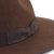 Hoeden - Gårda Mapleton Wide brimmed Fedora (bruin)