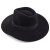 Hoeden - Gårda Marcola Wide brimmed Fedora (zwart)