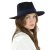 Hoeden - Gårda Molinella Crushable Wool felt Fedora (blauw)