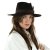 Hoeden - Gårda Molinella Crushable Wool felt Fedora (bruin)