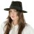 Hoeden - Gårda Molinella Crushable Wool felt Fedora (groente)