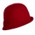 Hoeden - Gårda Ofena Wool Cloche (rood)