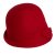 Hoeden - Gårda Ofena Wool Cloche (rood)