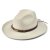 Hoeden - Gårda Toquerville Crushable Wool felt Western hat (crème)