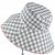 Hoeden - Gårda Poppy Checkered sun hat (blauw)