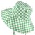 Hoeden - Gårda Poppy Checkered sun hat (groente)