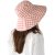 Hoeden - Gårda Poppy Checkered sun hat (roze)