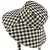 Hoeden - Gårda Poppy Checkered sun hat (zwart)