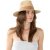 Stro hoed - Gårda Positano Fedora (naturel/kaki)
