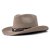 Hoeden - Gårda Santaquin Crushable Wool felt Western hat (taupe)