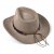 Hoeden - Gårda Santaquin Crushable Wool felt Western hat (taupe)