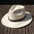 Hoeden - Gårda Santaquin Crushable Wool felt Western hat (wit)