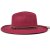 Hoeden - Gårda Toquerville Crushable Wool felt Western hat (rood)
