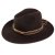 Hoeden - Gårda Toquerville Crushable Wool felt Western hat (bruin)