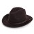 Hoeden - Gårda Vicenza Crushable Wool felt Fedora (bruin)