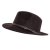 Hoeden - Gårda Vicenza Crushable Wool felt Fedora (bruin)