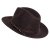 Hoeden - Gårda Vicenza Crushable Wool felt Fedora (bruin)