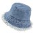 Hoeden - Gårda Vintage Denim bucket hat (lichtblauw)