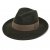 Hoeden - Gårda Volterra Fedora Wool Hat (militair groen/beige)