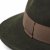 Hoeden - Gårda Volterra Fedora Wool Hat (militair groen/beige)