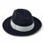 Hoeden - Gårda Volterra Fedora Wool Hat (marineblauw/gebroken wit)