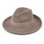 Hoeden - Gårda Volterra Fedora Wool Hat (taupe)