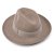 Hoeden - Gårda Volterra Fedora Wool Hat (taupe)