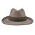 Hoeden - Gårda Volterra Fedora Wool Hat (taupe/militair groen)