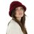 Hoeden - Gårda Atri Angora Cloche (bordeaux)
