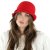 Hoeden - Gårda Ofena Wool Cloche (rood)