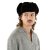 Pilotenmuts - Gårda Lycksele Trapper hat (zwart)