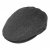 Flat cap - Jaxon Herringbone Flat Cap (donkergrijs)