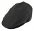 Flat cap - Jaxon Hats Oilcloth Flat Cap (zwart)