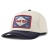 Kap - Black River Atlanta Cotton Snapback (gebroken wit/marineblauw)
