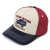 Kap - Black River Buffalo Trucker (crème/rood/blauw)