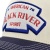 Kap - Black River Nashville Cotton Snapback (gebroken wit/marineblauw)