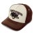 Kap - Black River Cow Trucker (crème/bruin)
