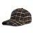 Kap - Gårda Varel Checkered Cap (zwart/bruin)