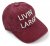 Kap - Gårda Livin Large Washed Cap (rood)