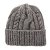 Muts - Gårda Bormio Cable Knit Wool Mix Beanie (grijs/beige)