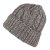 Muts - Gårda Bormio Cable Knit Wool Mix Beanie (grijs/beige)