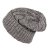 Muts - Gårda Bormio Cable Knit Wool Mix Beanie (grijs/beige)