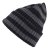 Muts - Gårda Davos Striped Merino Wool Beanie (grijs/zwart)