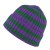 Muts - Gårda Davos Striped Merino Wool Beanie (groen/paars)