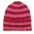 Muts - Gårda Davos Striped Merino Wool Beanie (rood/roze)