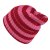Muts - Gårda Davos Striped Merino Wool Beanie (rood/roze)