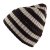 Muts - Gårda Davos Striped Merino Wool Beanie (bruin/beige)