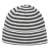 Muts - Gårda Saint-Gervais Striped Wool Mix Beanie (donkergrijs/wit)