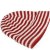 Muts - Gårda Saint-Gervais Striped Wool Mix Beanie (rood/wit)