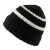 Muts - Gårda Les Deux Alpes Striped Merino Mix Beanie (zwart/wit)